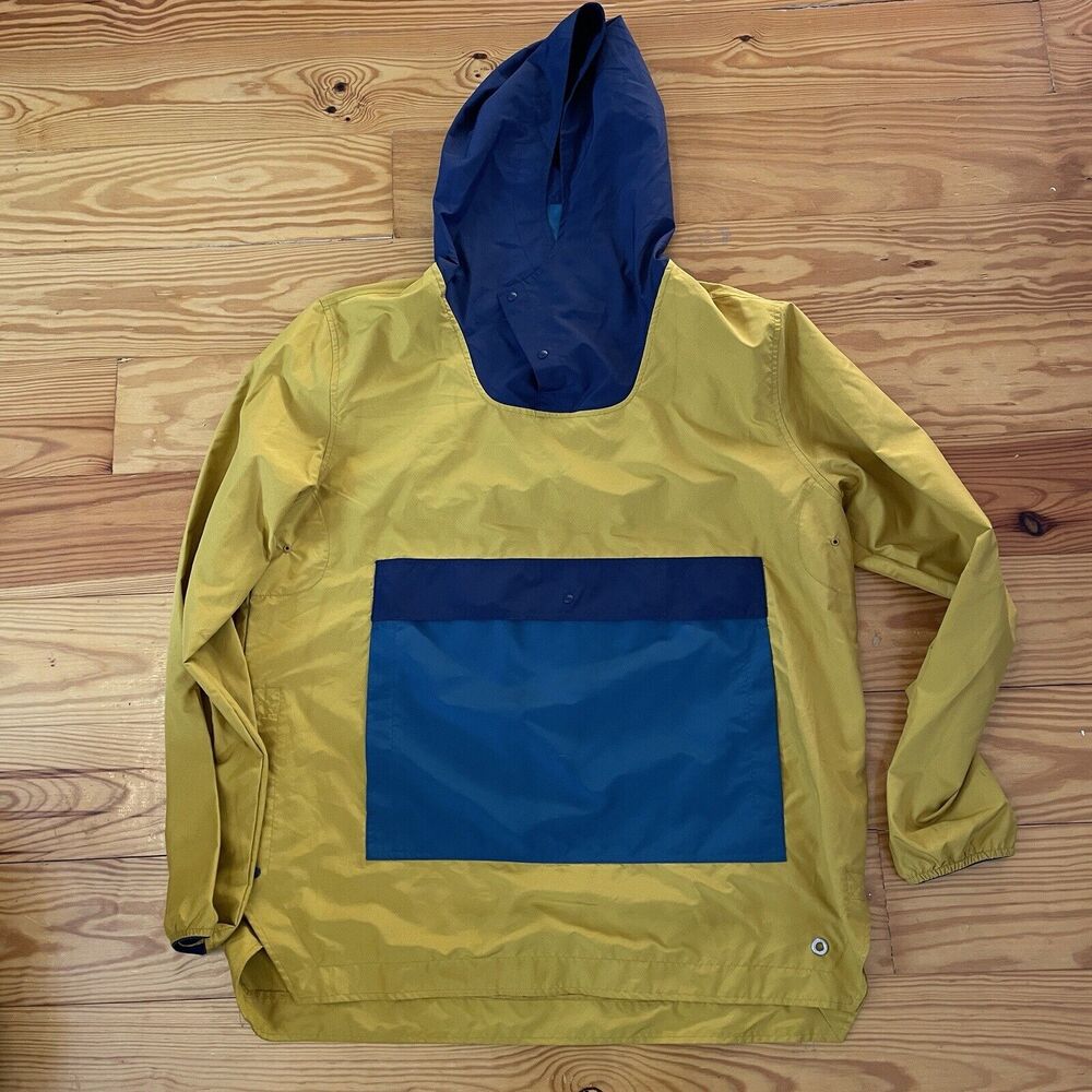 Herschel Supply Co Men's MUSTARD Voyage Anorak Packable Wind Jacket Size LARGE